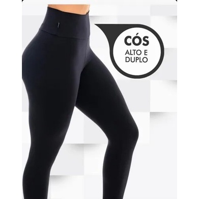 Calça Legging Meia Cinta Romance Feminina Suplex Basica Cintura, legging  romance 