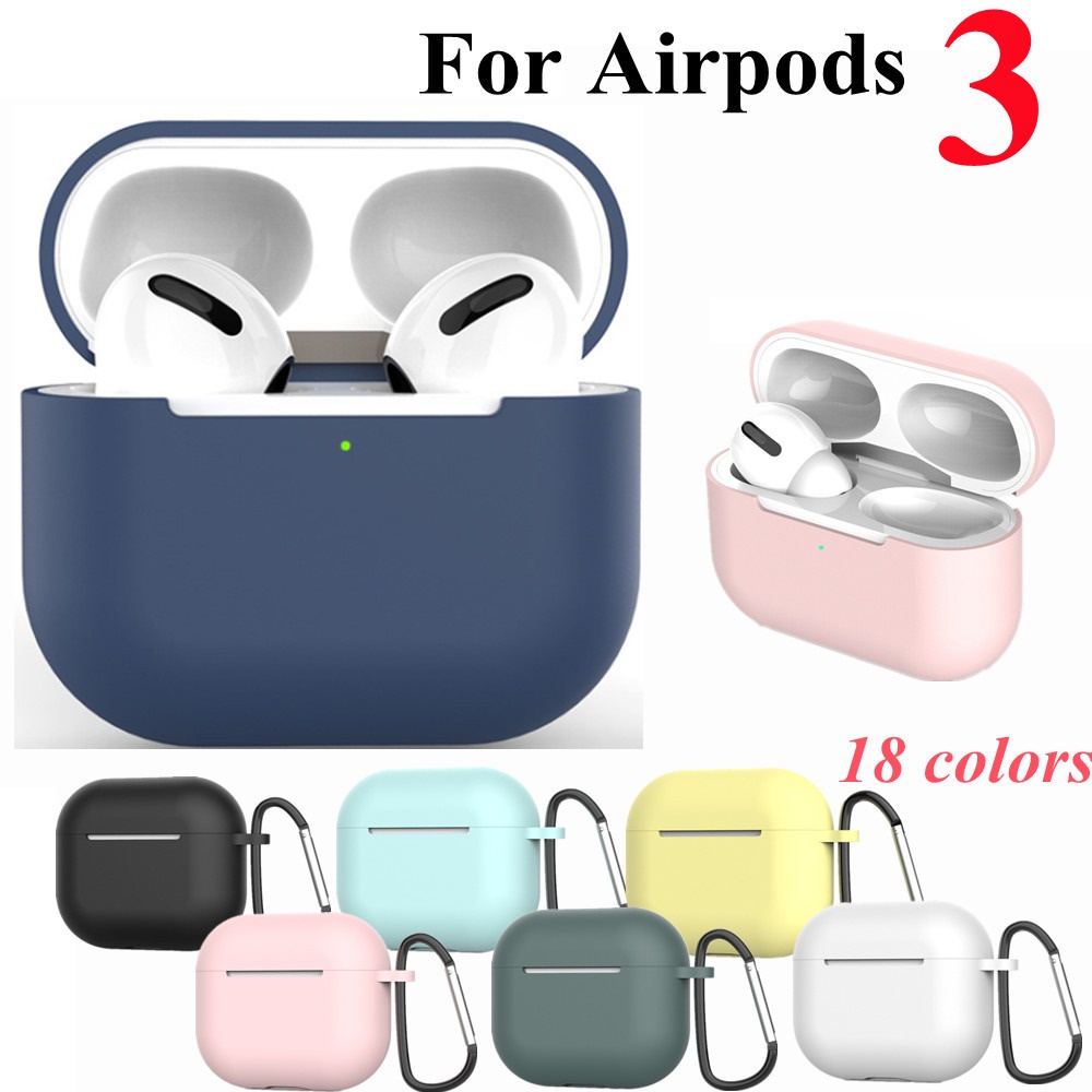 Capa Case Protetora De Silicone para AirPods 3 C/ Alça