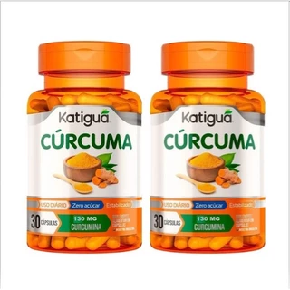 Kit 2 Suplemento Alimentar Cúrcuma 30 Cápsulas Katiguá