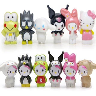 Desenho Animado Sanrio Bonecas De Papel Móveis Para Crianças Kuromi Melody  Cinnamoroll Brinquedos De Bricolage