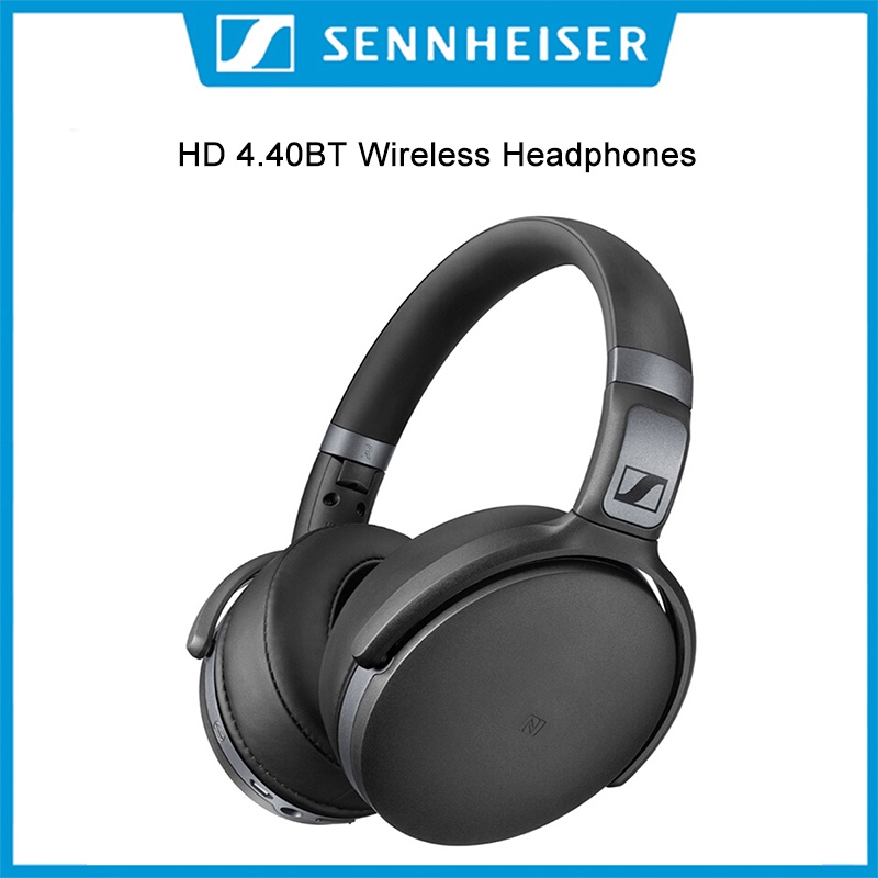 100 % Original Sennheiser HD 4.40BT Fones De Ouvido Bluetooth Sem Fio Com Microfone Cancelamento De Ruído Dobráveis