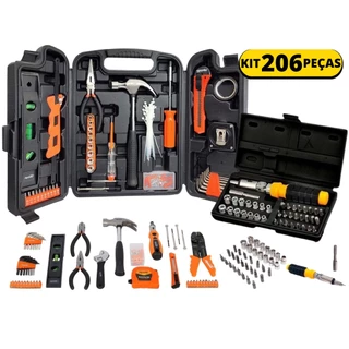 Maleta Estojo Kit Jogo Ferramentas 165 Completa + 41 Peças