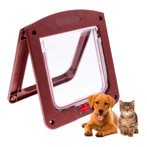 Porta Portinha Pet Gato Ou Cão Branca Tam M 19cm X 20cm