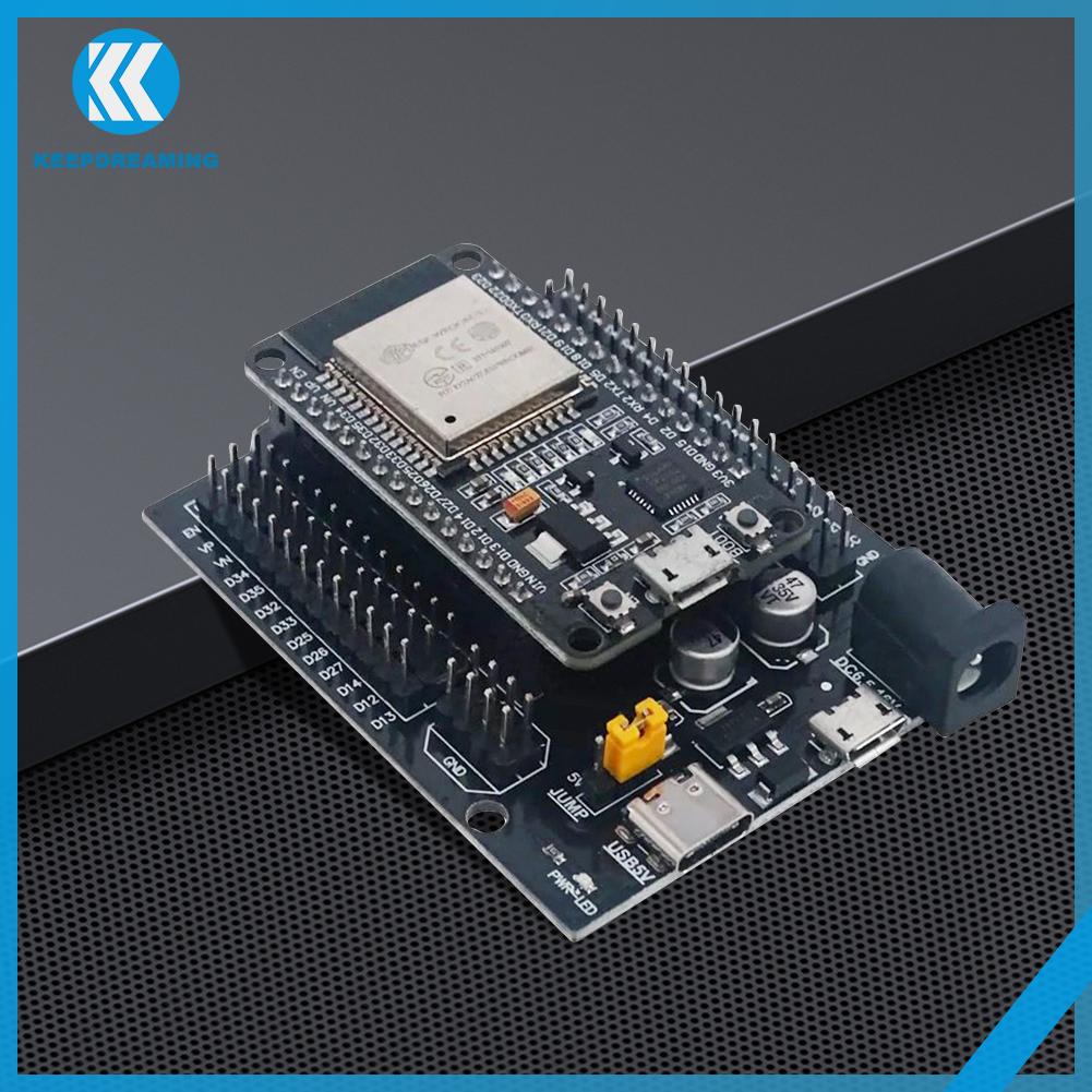 Módulo De Desenvolvimento ESP32 Tipo C MICRO USB 30Pin Power Board ESP-WROOM-32 ESP32-DevKitC Programação Gráfica Placa De Distribuição GPIO