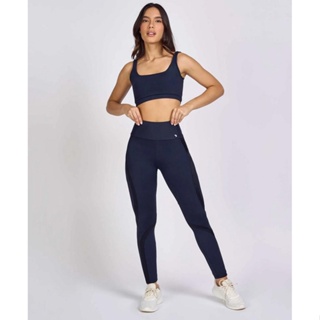 Calça Legging Hyper Sport Way Of Life Azul Alto Giro - Claudia Rosa Modas  Ltda