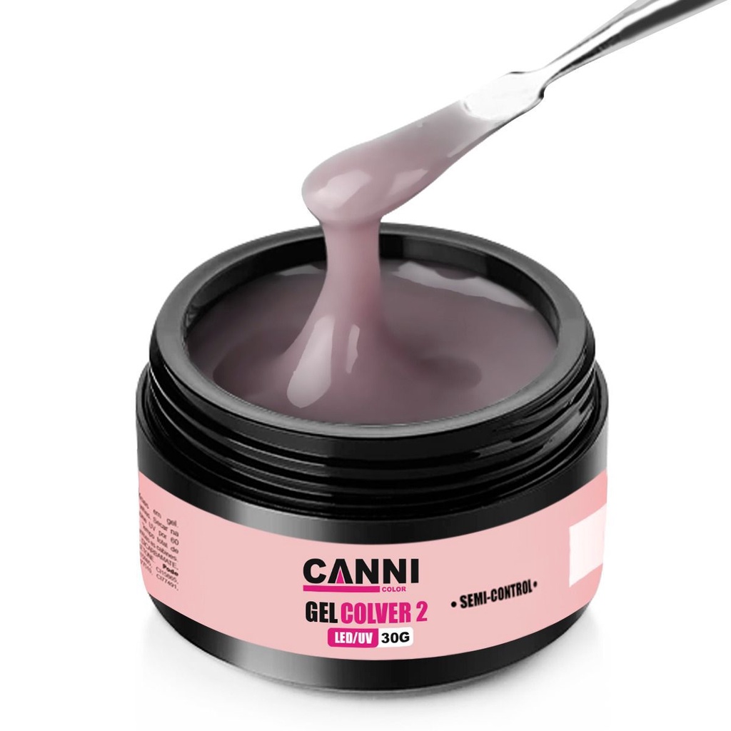 Gel Colver 2 Canni De Unhas Led /uv Semi- Control 30g | Shopee Brasil