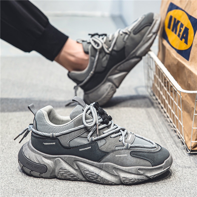 Nova malha esporte casual sapatos masculinos moda sapatos masculinos