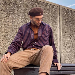 Novo KANGOL Boina De Lã 504 Boné Homem Mulher Chapéu Moda Cor Sólida Casual Boinas De Inverno Outono E