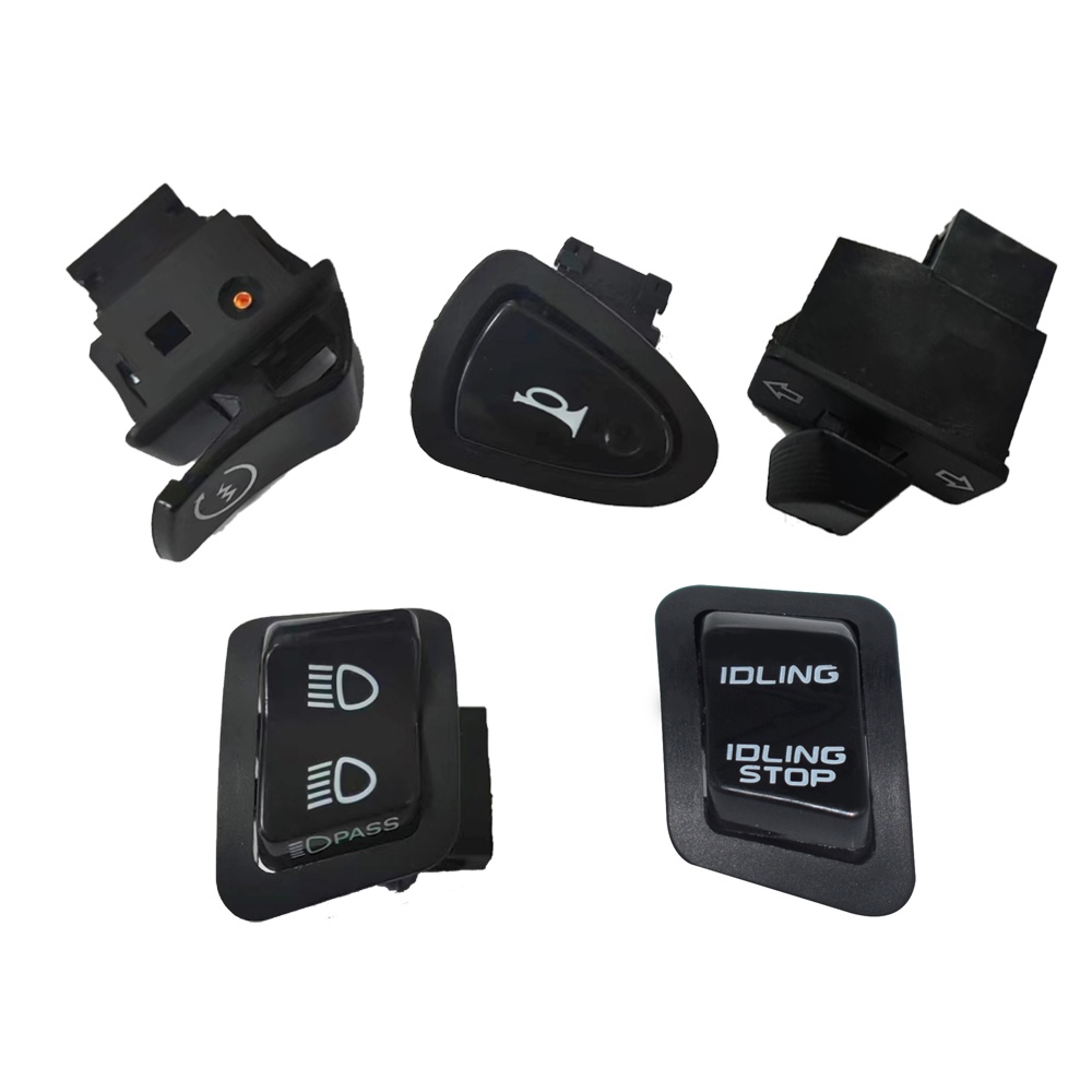 Interruptor De Botão De Buzina De Motocicleta Sinal De Giro Alto Feixe Baixo Farol Para Lâmina De Ar Honda 125 VISON SH125/150 WAVE 35190
