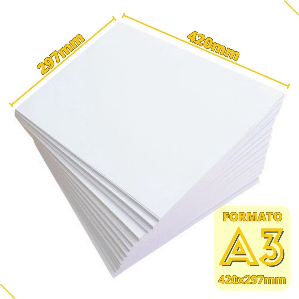 Papel Offset A3 Branco 100 Folhas Sulfite 240g Chambril Top Shopee Brasil 6716