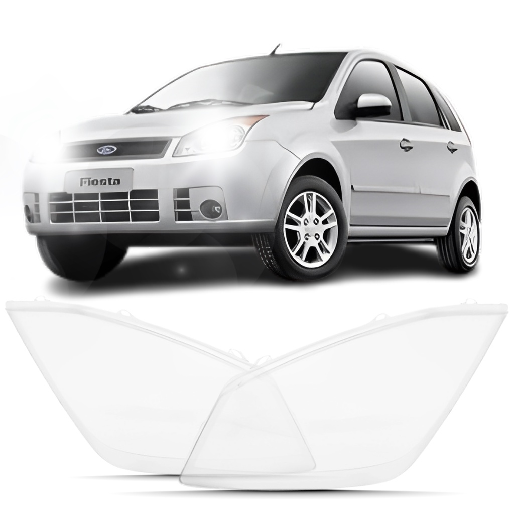 Lente Farol Ford Fiesta Hatch Sedan 2008 2009 2010