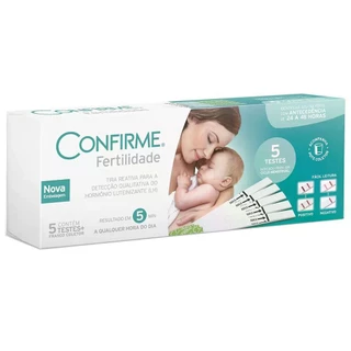 Teste De Ovulação Confirme Fertilidade Com 5 Tiras Reagentes em Oferta na Shopee