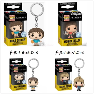 Funko Pop Friends Keychain Ross Rachel Monica Joey Ação Figura Modelo Boneca