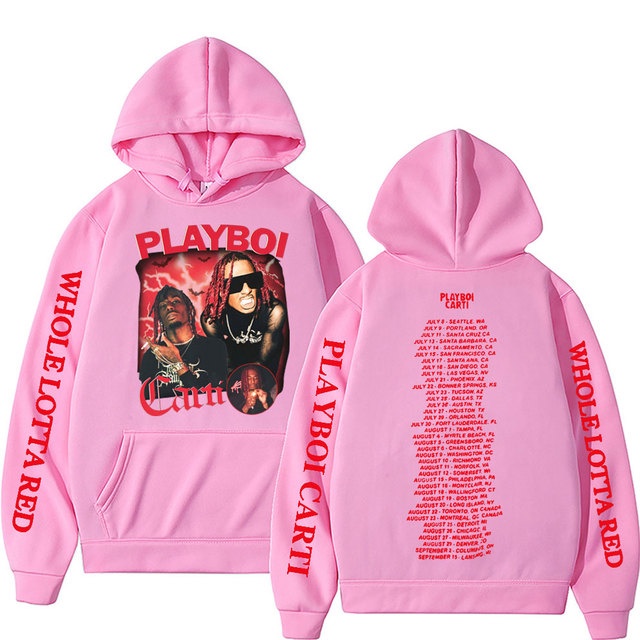 Moletom Canguru Playboi Carti Rapper Vintage Album