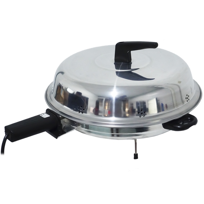 Churrasqueira e Forno Pizza Grill Elétrico 2 em 1 com Tampa e Forma Assadeira Redonda Cotherm