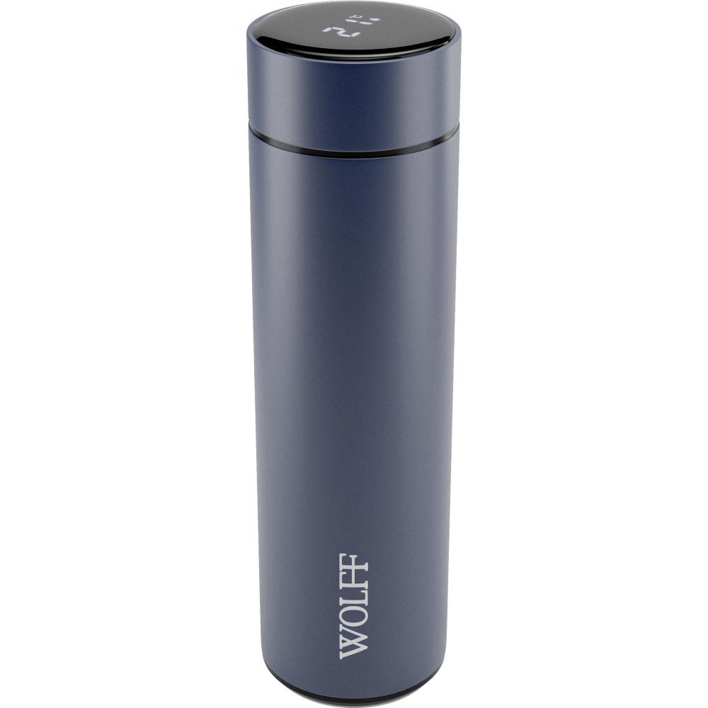 Garrafa Térmica Wolff de Aço Inox Azul 500ml