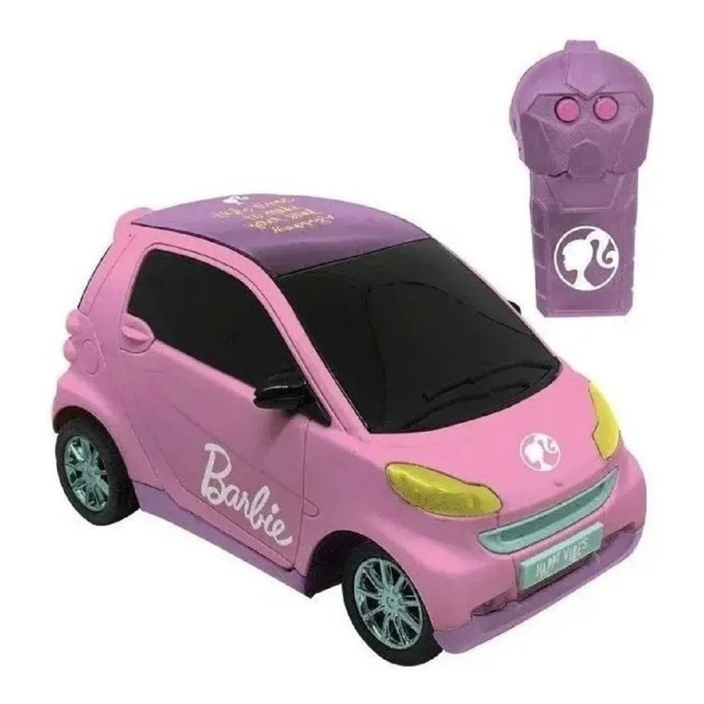 Carro Jeep Para A Barbie Com Controle Remoto Rosa