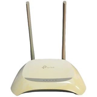 Roteador Tp-link Tl-wr840n V4.0 2.4 Ghz Usado Amarelado Veja Foto