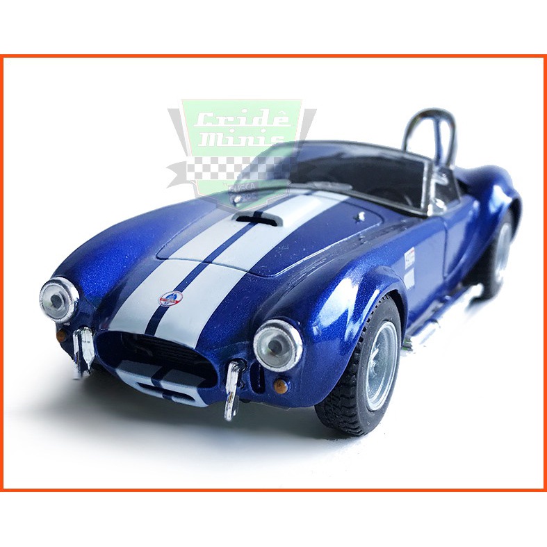 Miniatura Carro Colecionável Ford Shelby Cobra 427 1965 Azul