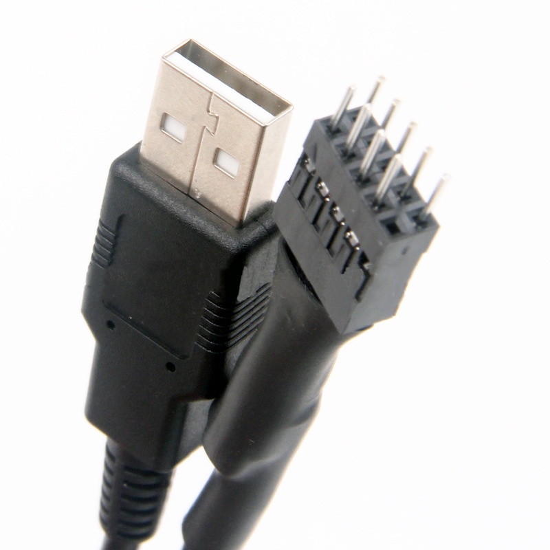 Cabo Adaptador 9 Pinos para USB Macho Placa Mãe