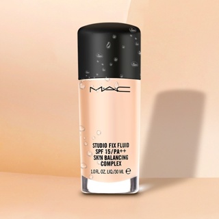 MAC Studio Fix Fluid SPF15 Foundation 30ml Flawless Liquid Maquiagem Líquida De Controle De Óleo Duradouro Fundação Fps15
