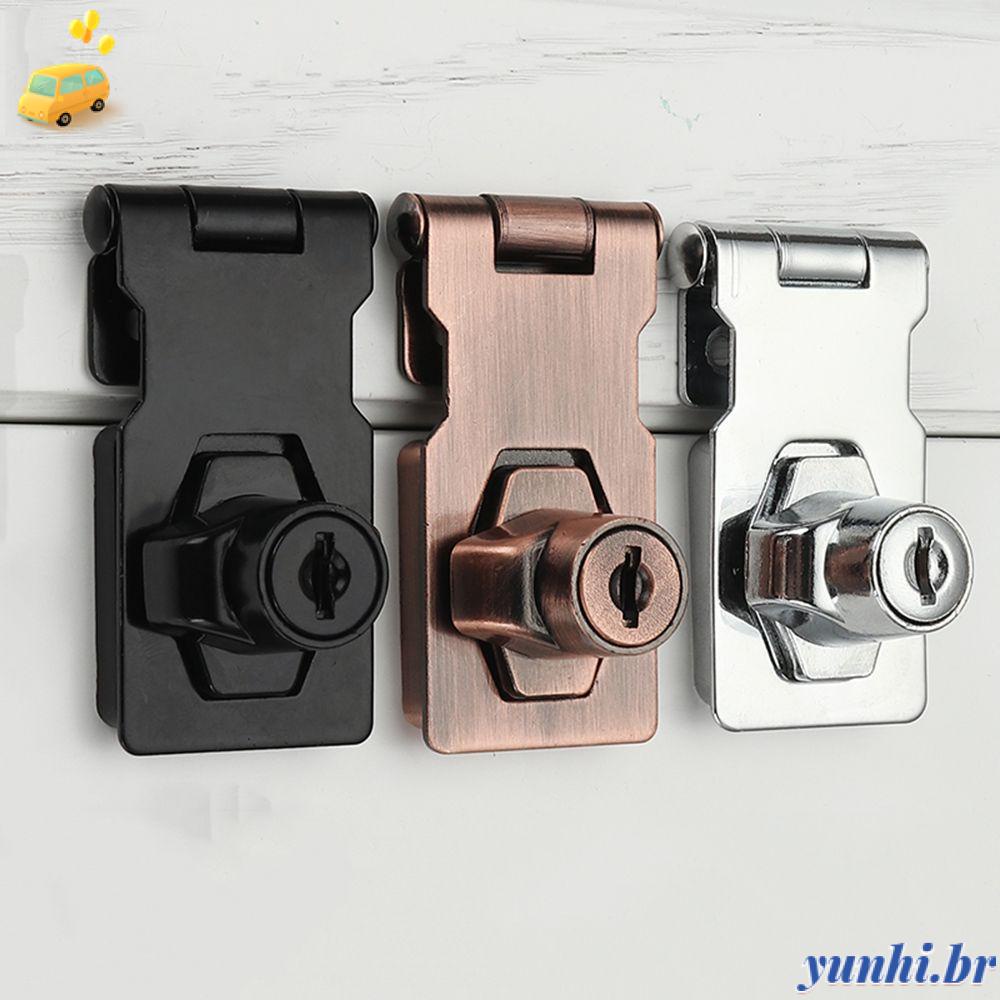YUNHI Fechadura Chaveada Hasp Lock Home Segurança Armário De Liga De Zinco À Prova De Roubo