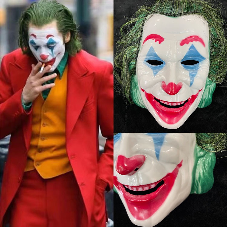 Máscara de Halloween Assustador Pennywise Palhaço Assustador Cara Cheia  Fantasia Festa Festival Cosplay Decoração Adereço para Adultos