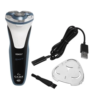 Barbeador 3 Lâminas GSH887 Sport W&D USB Gama Italy