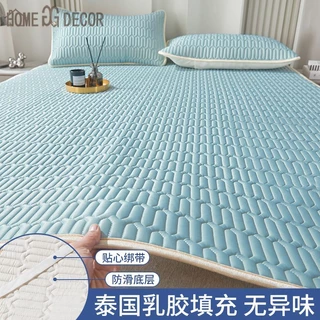 Colchão De Látex Frio De Seda De Ar Condicionado Soft Mat 0.9m Ice Silk 1.8m Dobrável De Verão Lavável