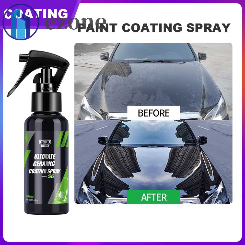 50/100ML Nano Revestimento Cerâmico Automóvel Hidrofóbico Sem Odor Cuidados Com A Pintura