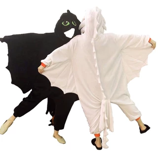 Kigurumi anime mulheres como treinar seu dragão desdentado cosplay macacão pijama dragão crianças animais roupas de carnaval cosplay