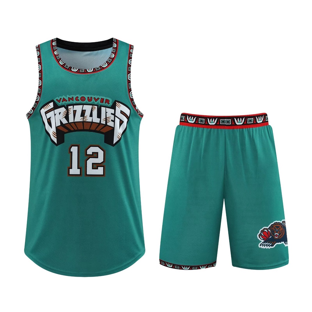 Memphis Grizzlies No . 12 Ja Morant Jersey Define Uniforme De Basquetebol Masculino Com Bolsos Lateral