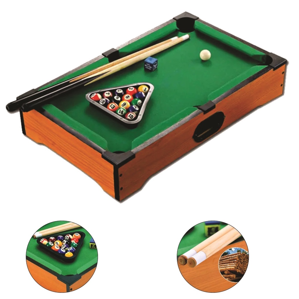 Mini Mesa de Sinuca Bilhar Snooker Infantil Portátil 2 Tacos 16 Bolas  Triângulo Giz Brinqway BW-116 - BEST SALE SHOP