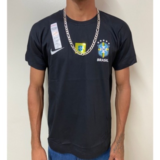 Camisa Camiseta Uniforme Brasil Preta Goleiro Copa 2022, Camiseta  Masculina Nunca Usado 87782414