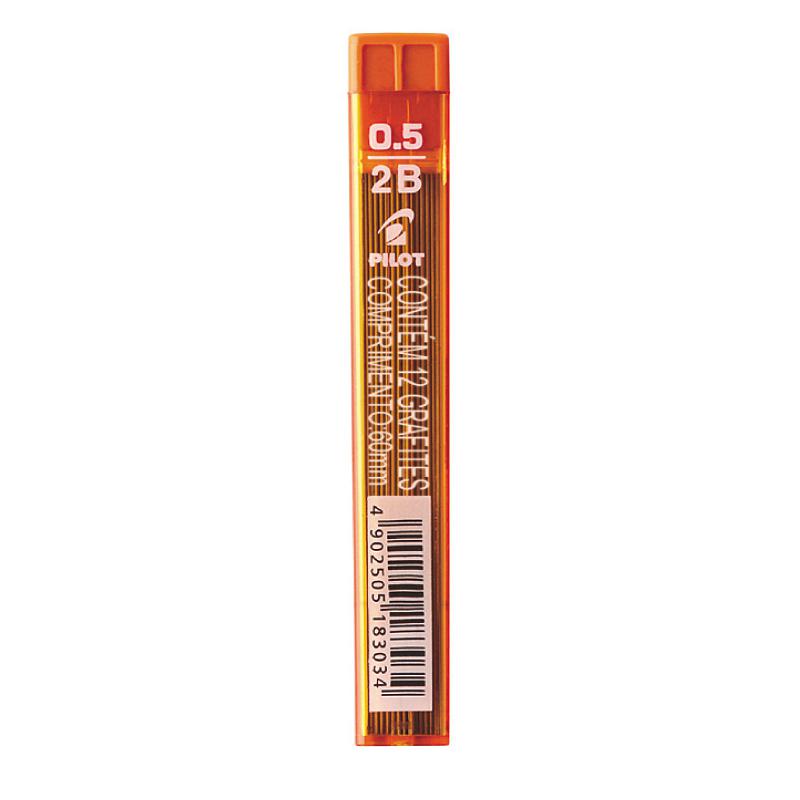 Grafite 0.5 mm 2B tubo com 12 unidades Pilot