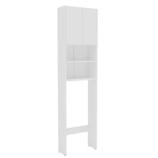 Rack Armário Multiuso Para Banheiro Sobre Vaso Com Prateleiras 2 Portas Super Espaçoso e Prático