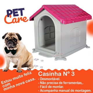 Casinha De Cachorros n3 Casa Para Caes Casa de cachorro Casinha para Caes Desmontavel