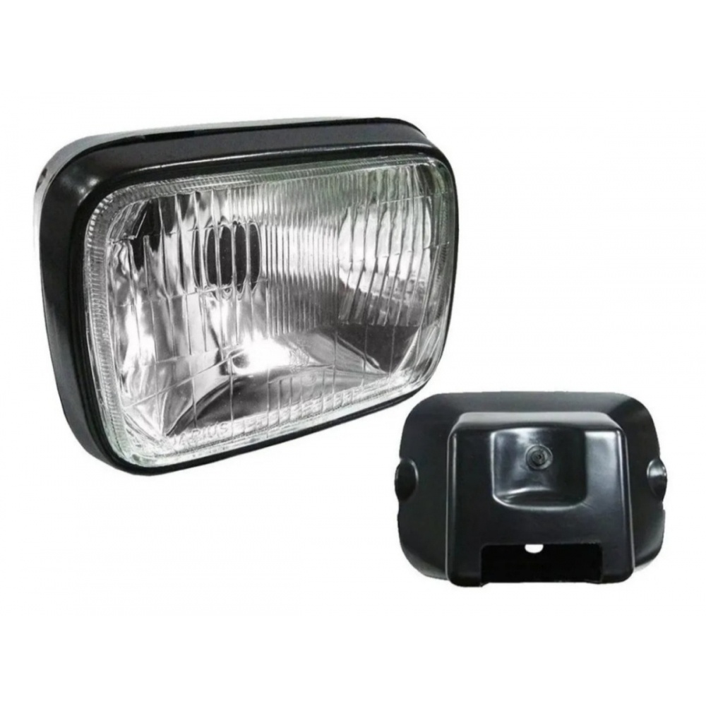 Faro Anteriore Fydun Per Moto Retrò - Adatto Per CB400, Hornet 250, VTEC - Lente Gialla, Vetro, IP67, 50.000 Ore