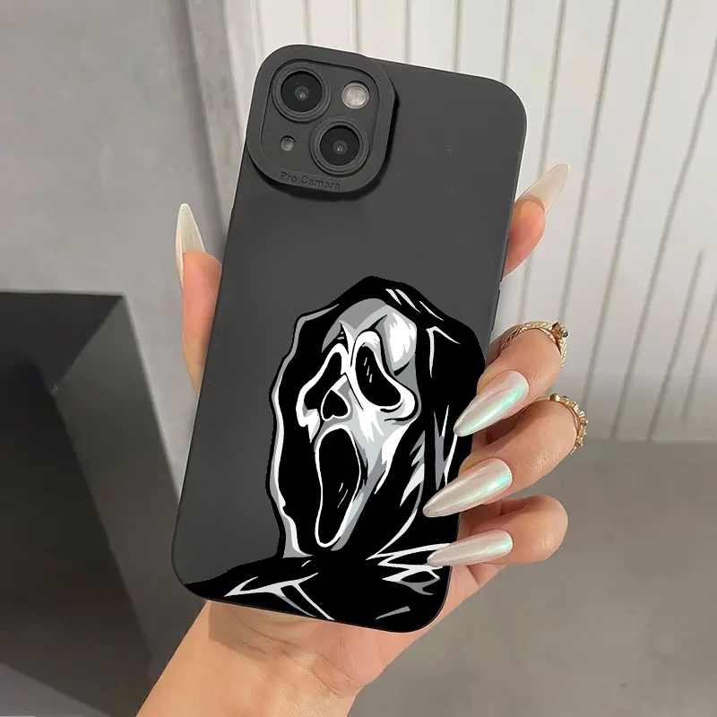 Capa De Celular De Halloween Para Samsung Galaxy A14 A34 A54 A13 A23 A33 A53 A73 A32 A52 A52S A72 5G A51 A71 Fantasma Rosto Gritado