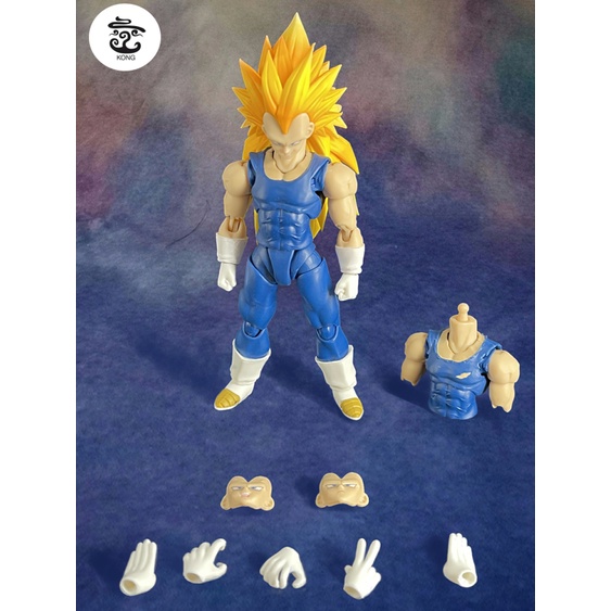 Modelo Studio SHF Yellow Hair Battle Figura de ação danificada | Shopee ...