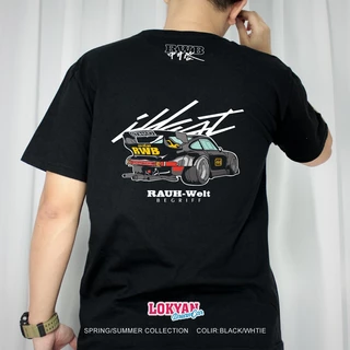 Atitude RWB cartoon Manga Curta Bozi 911 Camiseta Clássica De Afinação Do Carro Nakai Kai Porsche casual De Baixa Festa