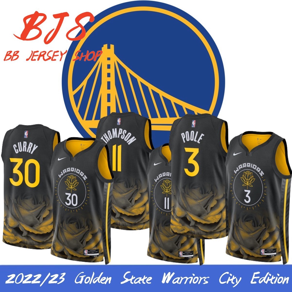 Men's Golden State Warriors Jordan Poole Fanatics Branded Black 2022/23  Fastbreak Jersey - City Edition