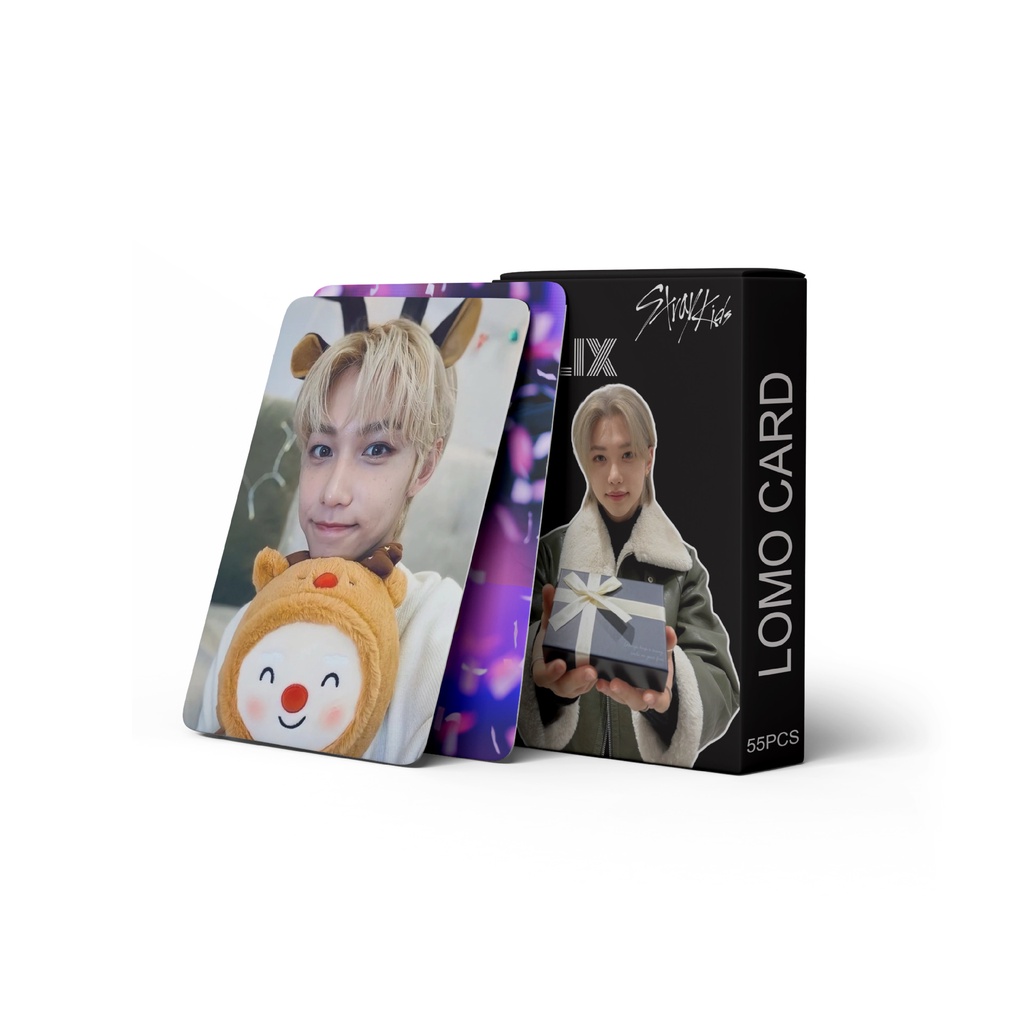 55 Pçs/Set Kpop Stray Kids Felix Solo Lomo Cartões Meninos