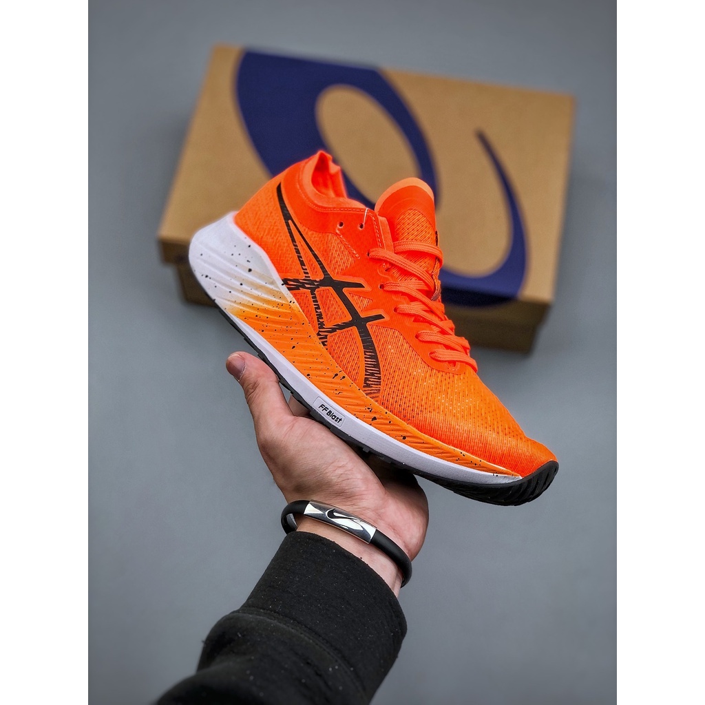 Tenis Asics Magic Speed Running Shoes Tênis Almofadados A Ar De Treinamento Ao Livre Laranja