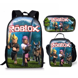 35cm jardim de infância 14 polegadas mochila roblox desenhos animados  escolares mochila impressa j