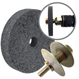 Disco Rebolo Esmeril 3 x 1/2 Pol G120 para Furadeira com Adaptador Eda Profissional