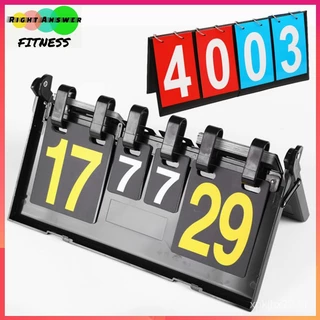 Esporte 4 Dígitos Lançando Placar Basquete Voleibol Tênis De Mesa Competição Score Frame X4SF