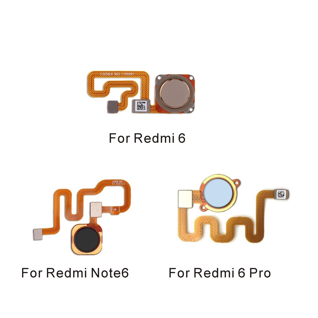 Touch ID Sensor de Impressão Digital Scanner Cabo Flex Para Xiaomi ...