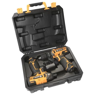 Parafusadeira Furadeira Mandril 3/8" + Parafusadeira Impacto Mandril 1/4" Pol 127V 1350rpm - Deko