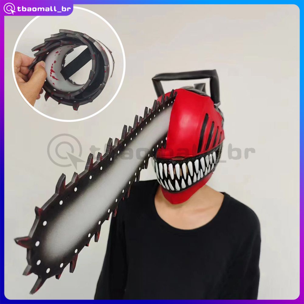 Chainsaw Man Mask Denji Pochita Props Helmet Headgear Demon Killer Costume  Latex Denji Mask For Halloween Party Cosplay Costume Chainsaw Man Merch